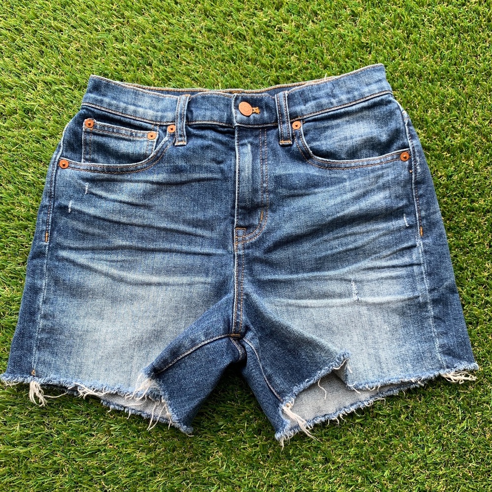 Madewell High Rise Denim Shorts Size 25